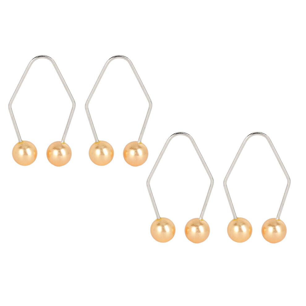 Yellow 2 Pairs Dimple Makers For Cheeks Face Muscle Exercise Piercing Free
