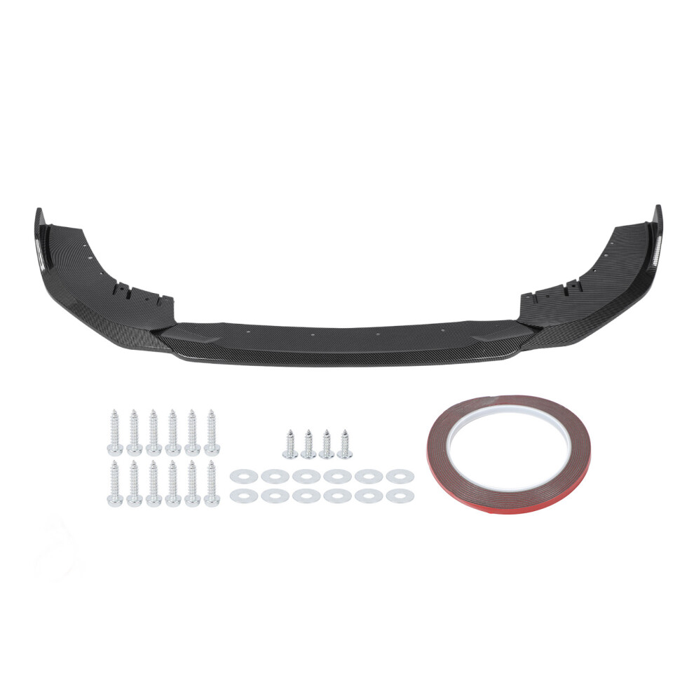 3Pcs Front Bumper Lip Spoiler Scratch Resistant 8320539231150