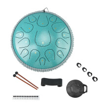 Steel Tongue Drum 13 Inch 15 Notes D Key