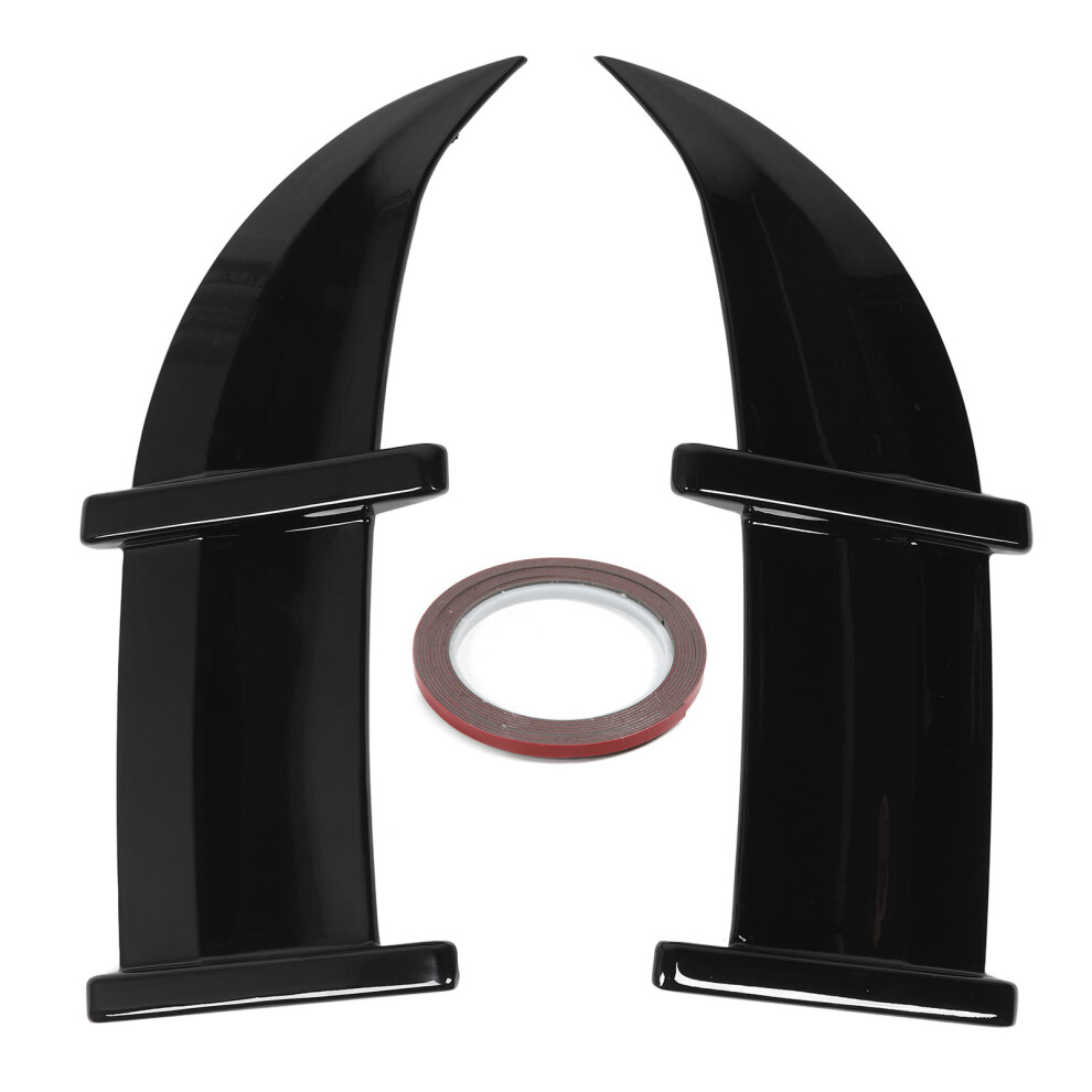 Rear Trunk Spoiler Increase Downforce Ak Style Abs Black 8320539232294