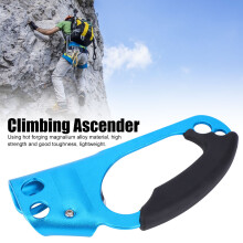 7075 Aluminum Kletteraufsteiger Aufstiegsgurtzeug Seil Ausrüstung Blau 4KN 245g