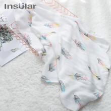 Atmungsaktive Babydecke 130x110 cm Bambus-Baumwollmischung Kinderzimmer