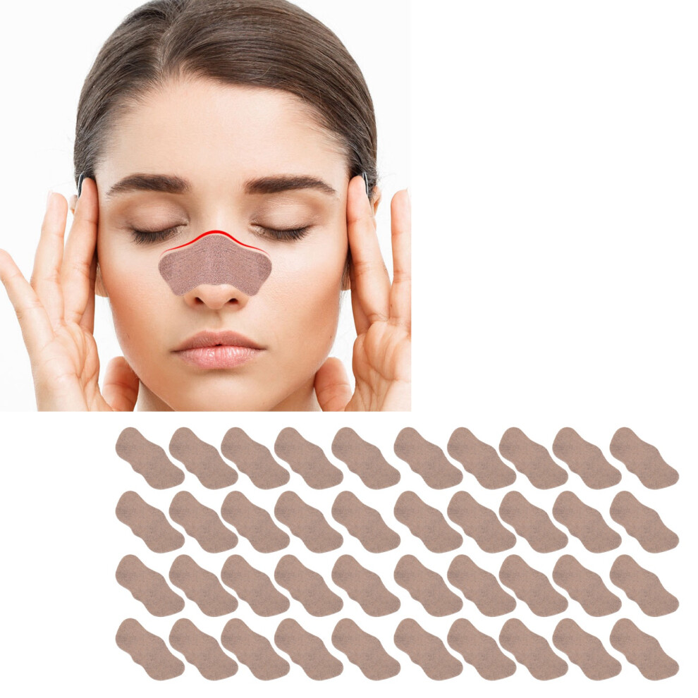 40pcs Wormwood Nasal Strips for Snoring & Congestion Relief, Instantly Breath Better