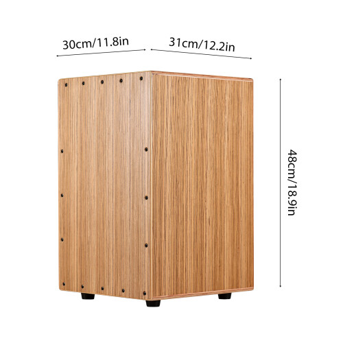 Cajon Drum Box Wooden Drum Hand Drum Smooth Glossy 2