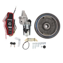 Electric Start Kit Starter Motor Flywheel Control
