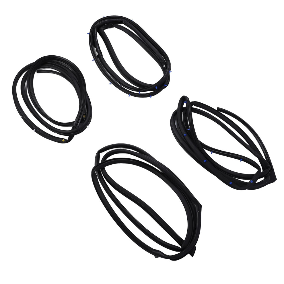 4Pcs Door Weatherstrip Moulding Seal 72350 Sne A01 8320539234984