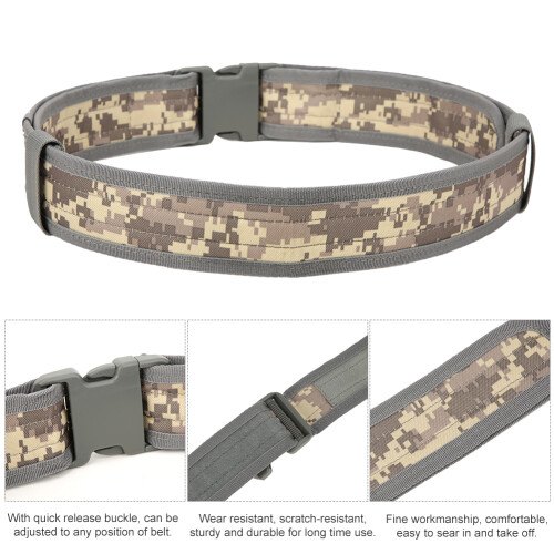 Multi-Functional Outdoor Nylon Training Belt, ACU Camouflage, 100x5.5x2cm 2