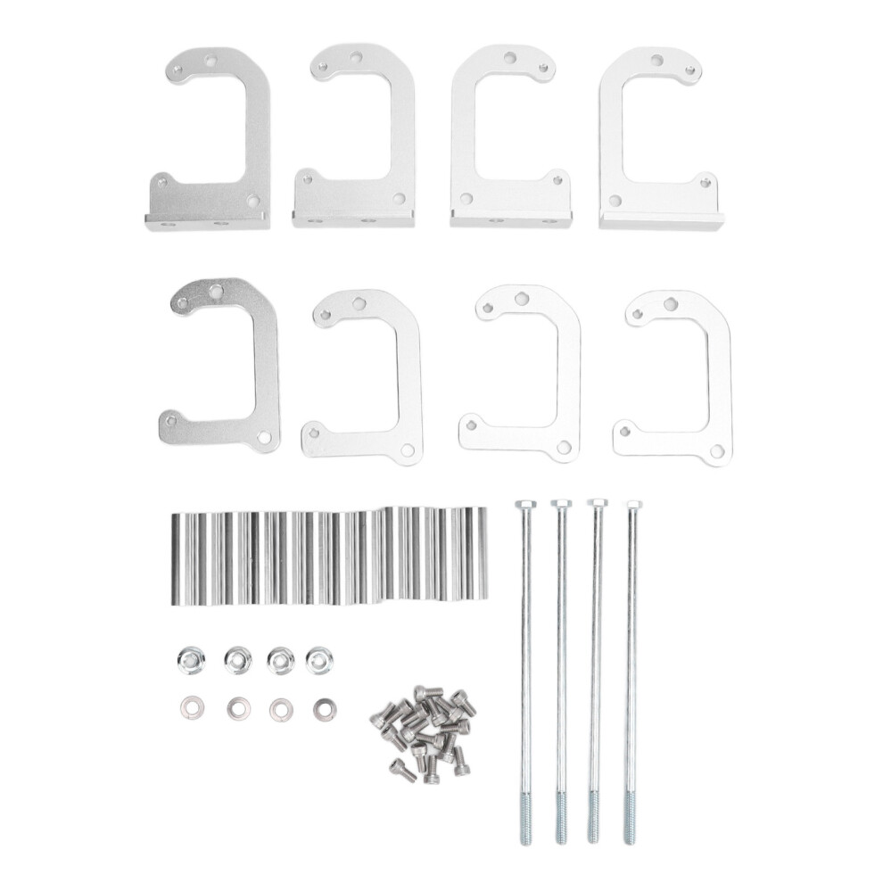 Coil Relocation Brackets Remote Mount 551562 Silver 8320539235561