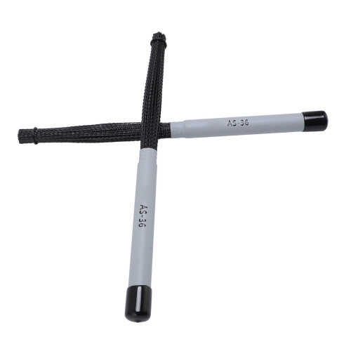 1 Pair Retractable Nylon Cajon Drum Brushes with 2