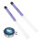 1 Pair Drum Brush Slick Handle Nylon Telescopic 12