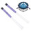 1 Pair Drum Brush Slick Handle Nylon Telescopic 11