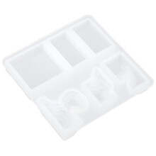 Island Mold MD1702 Square Round Irregular Handmade Jewelry Craft Kit