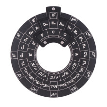Circle of Fifths Wheel Metal Melody Tool Music