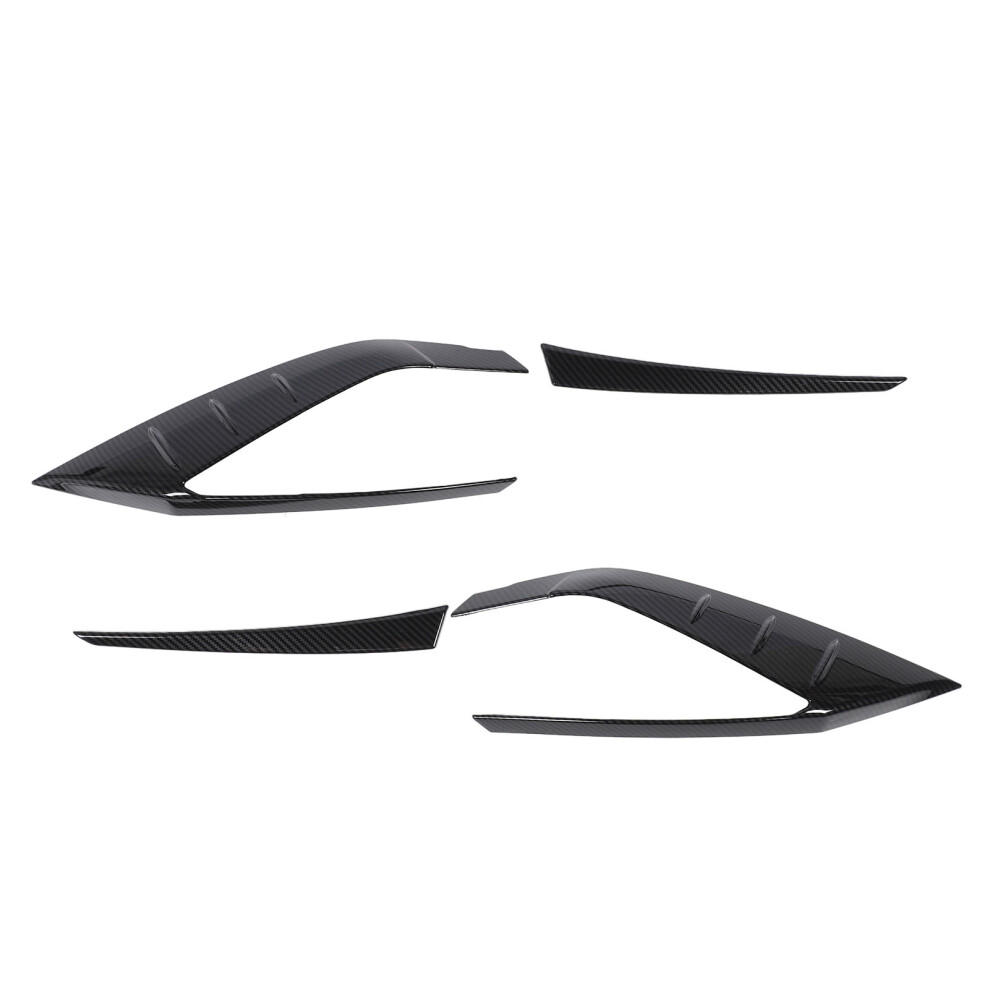 4Pcs Taillight Eyebrow Carbon Fiber Style Left 8320539237084