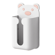 Modern Bear Wall Mounted Tissue Box Cover, PP, 25x9x14cm