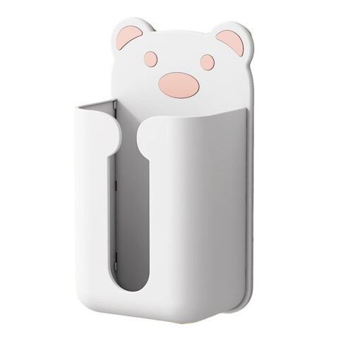 Modern Bear Wall Mounted Tissue Box Cover, PP, 25x9x14cm