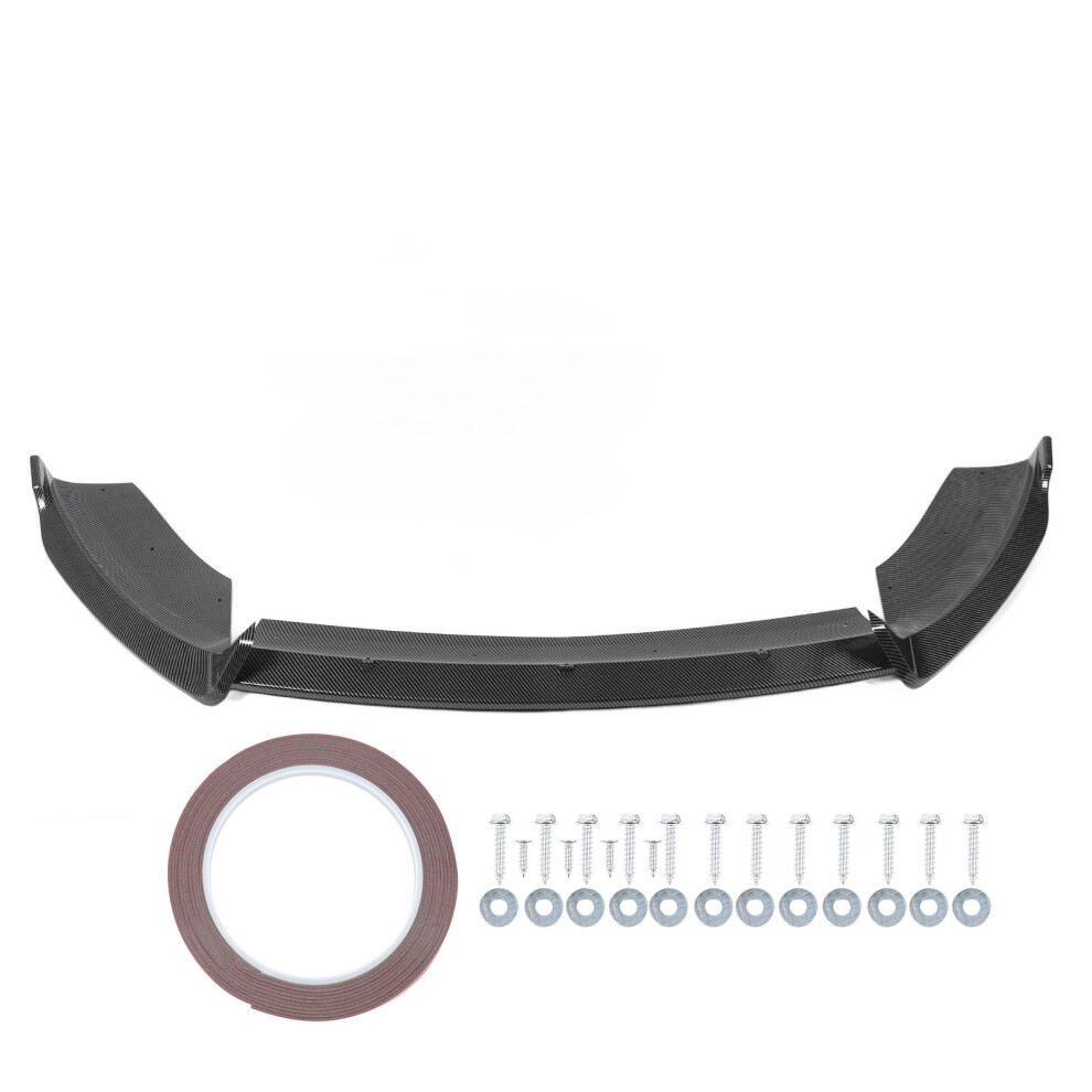 3Pcs Front Bumper Lip Spoiler Splitter Sporty 8320539237763