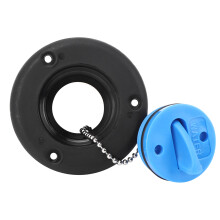 Kunststoff-Wasserabdeckhaube Füller für Yacht & Wohnmobile, Schwarz, 105g