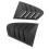 1 Pair Rear Window Louver Left Right Scratch 10