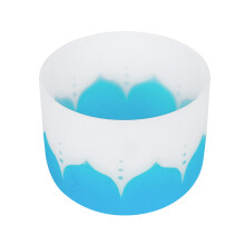 8 Inch Crystal Singing Bowl with Mallet & Rubber