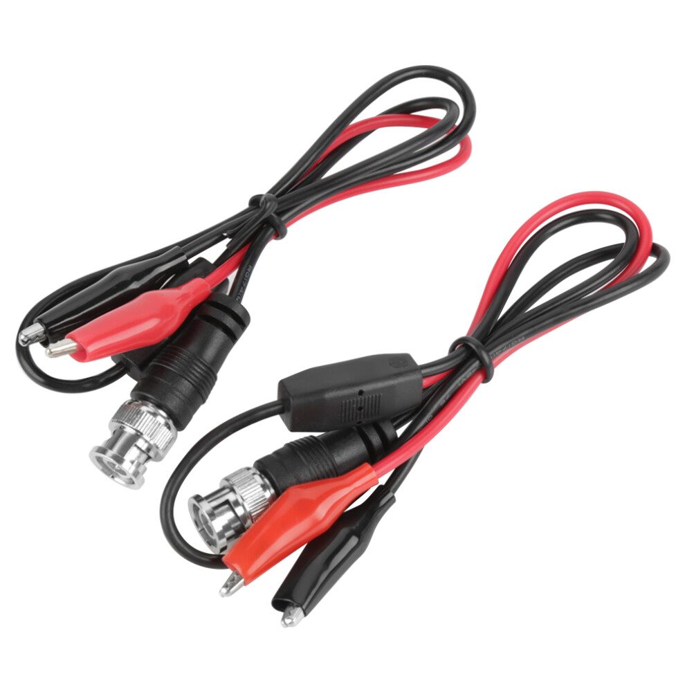 2Pcs Oscilloscope Test Probe Lead Cable BNC Male