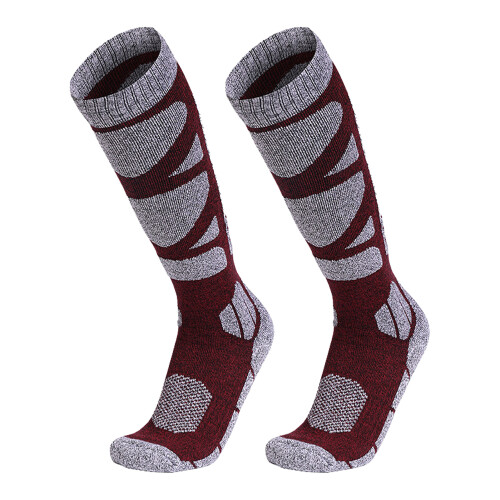 Knee High Winter Ski Socks Warm Breathable Sweat 1