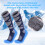 Knee High Winter Ski Socks Warm Breathable Sweat 5