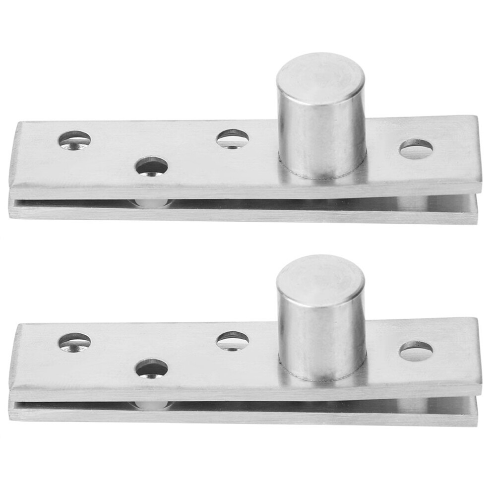 2pcs 360 Degree Rotary Pivot Hinge Stainless Steel