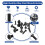 1500Pcs Flat Hexagon Socket Head Caps Screws Hexagon Head Drive 2