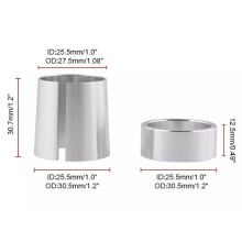 1-Zoll-Taper- Kupplungswellenadapter Silber Aluminum Einfach zu installieren
