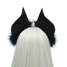 Fauxs Furry Cats Ear Headbands Animes Fauxs Furs Bat Ear