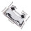 Drum Connector Clamp Base Cowbell Mount Bracket Metal Double 3