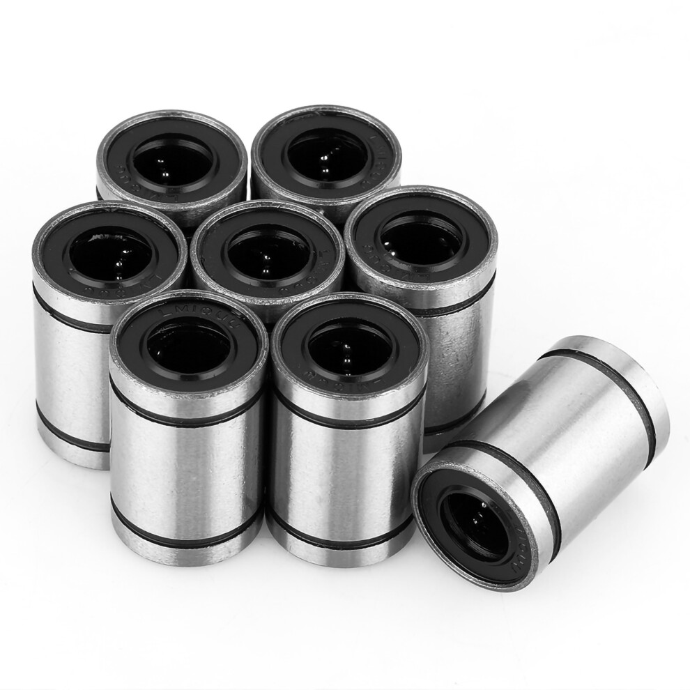 8pcs LM10UU 10mm Linear Motion Ball Bearing