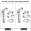 Edelstahl-Handbrause-Bidet-Sprüher Badezimmer Duschkopf Set 7