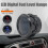 Universal 2inch 52MM 52MM Digital Display Car Fuel 5