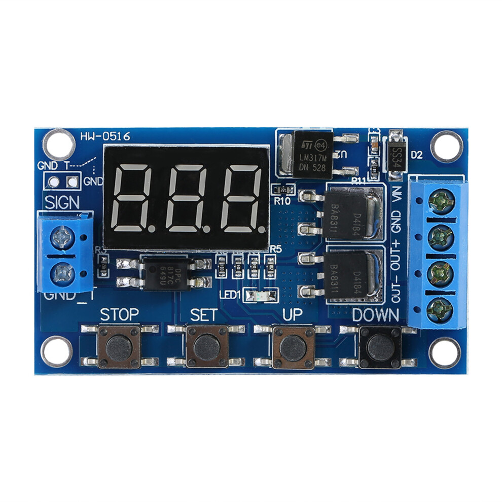 DC 5V--36V Trigger Cycle Delay Timer Switch Turn