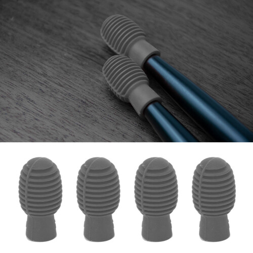 Drum Stick Mute Tips 4Pcs Set for Silent Practice with Any Drum Kit