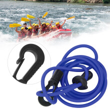 DIY Bungee-Seil & Schnalle Paddle-Leine für Kajak/Boot - Blau