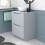 NES Home Nes Home 600mm Freestanding Matte Grey Vanity Unit Round Bowl Basin 3