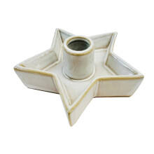 Hill Interiors Ceramic Star Candle Holder