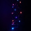 Premier 18.5m 1440 LED Christmas Cluster Multi-Action String Lights with Timer in Rainbow 4