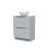 NES Home Nes Home 600mm Freestanding Matte Grey Vanity Unit Round Bowl Basin 6