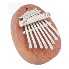 8-Schlüssel Mahagoni Daumenklavier, tragbares Mini-Fingerinstrument aus Stahllegierung