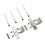 Front Brake Pad Pins Fitting Set MBA1296 109‑1296 8