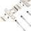 Front Brake Pad Pins Fitting Set MBA1296 109‑1296 14