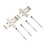 Front Brake Pad Pins Fitting Set MBA1296 109‑1296 10