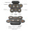 Electronic Drum Set with 3W Speaker Hand Roll Drum 7