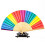 Folding Fan Handheld Nylon Cloth Foldable Hand Fan Festivals 1