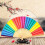 Folding Fan Handheld Nylon Cloth Foldable Hand Fan Festivals 5