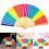 Folding Fan Handheld Nylon Cloth Foldable Hand Fan Festivals 2